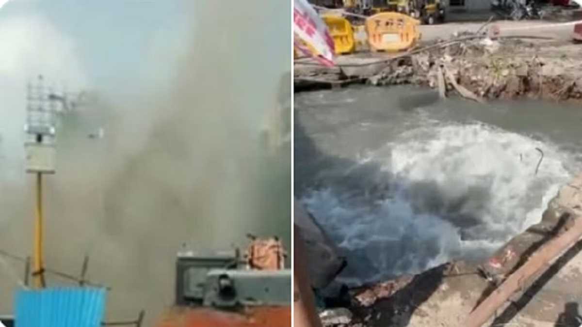 मुंबई की मुख्य पानी की पाइपलाइन फूटी, आधे शहर में पानी की किल्लत